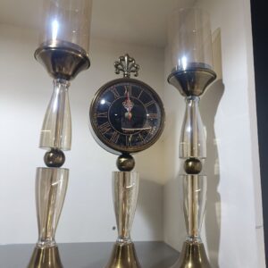 ست شمعدان و ساعت آنتیک