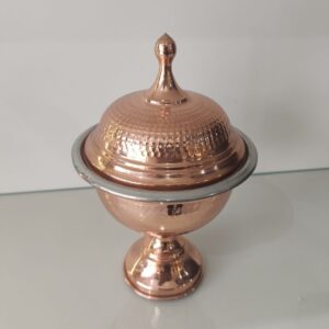 شکلات خوری مسی پایه دار